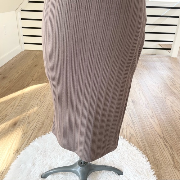 NWT XS M XL XXL NINE WEST shark gray bodycon stretch sleeveless turtleneck dress - Picture 4 of 9